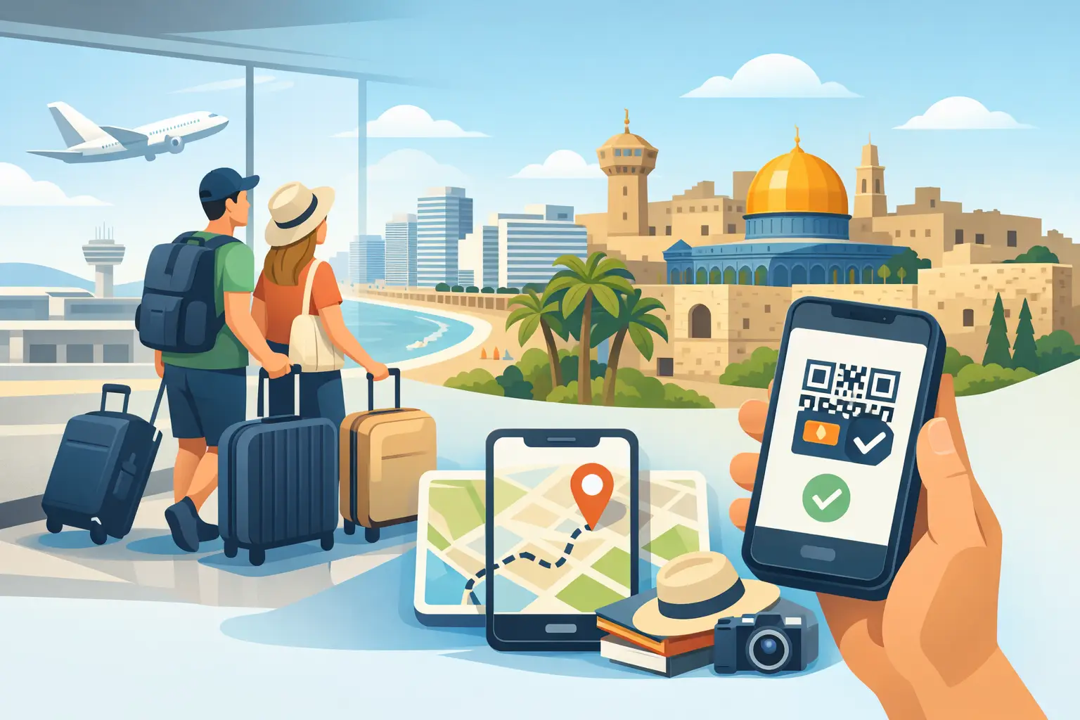Cover image for: Short Term Mobile Service Israel for Visitors